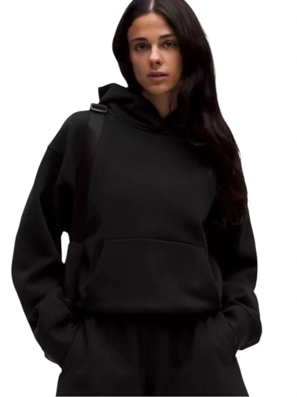 NWT Lululemon Steady State Oversized Hoodie Black Women’s Medium